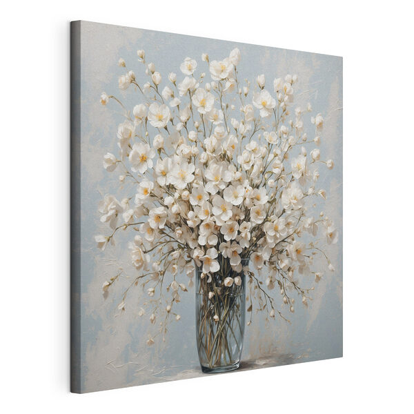 Vase de fleurs blanches Tableaux Vase de fleurs blanches