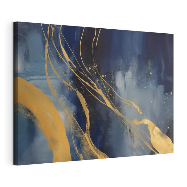 Peinture bleue et jaune Tableaux Peinture bleue et jaune