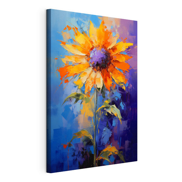 Painting of a sunflower Painting of a sunflower