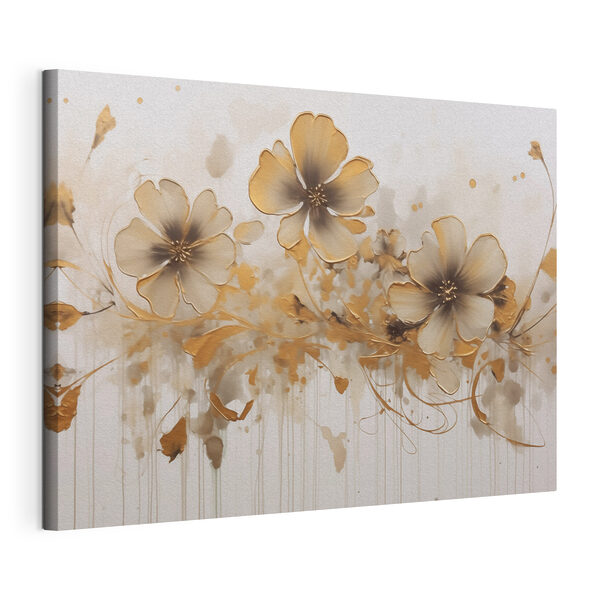 L'élégance florale dans des tons doux Tableaux L'élégance florale dans des tons doux