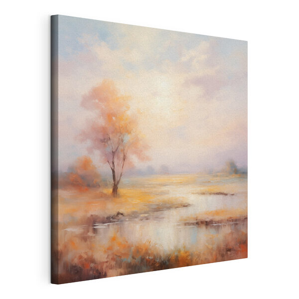 Tableaux Peinture d'un arbre dans un marais