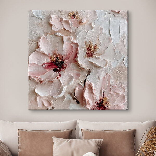 Delicate petals in soft hues