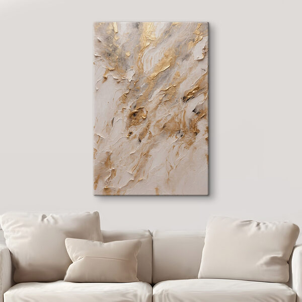 Tableaux Des tourbillons abstraits aux couleurs chaudes