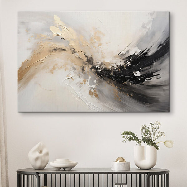 Black and white painting