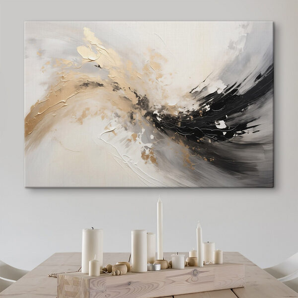 Black and white painting