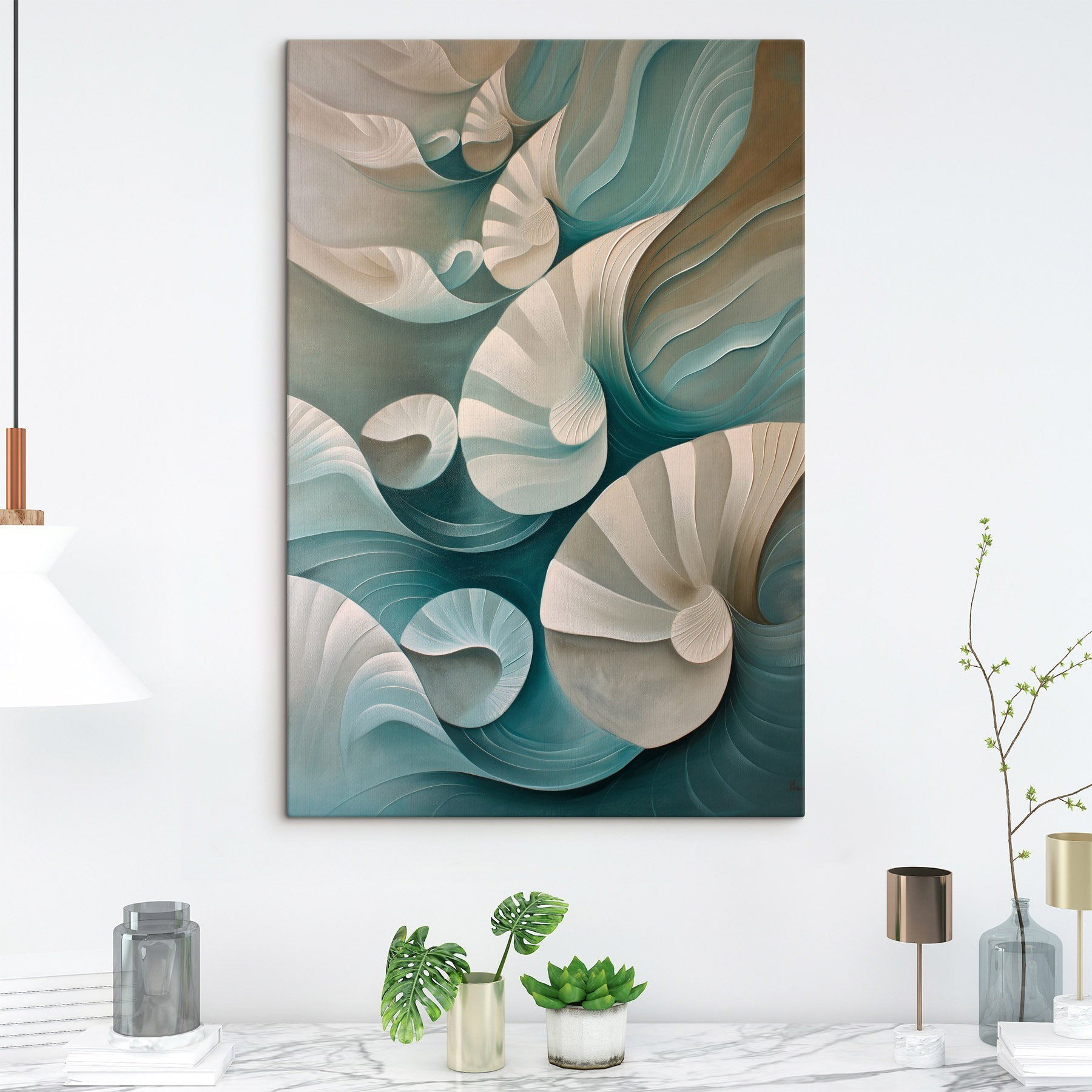 Calm waves of nature's design