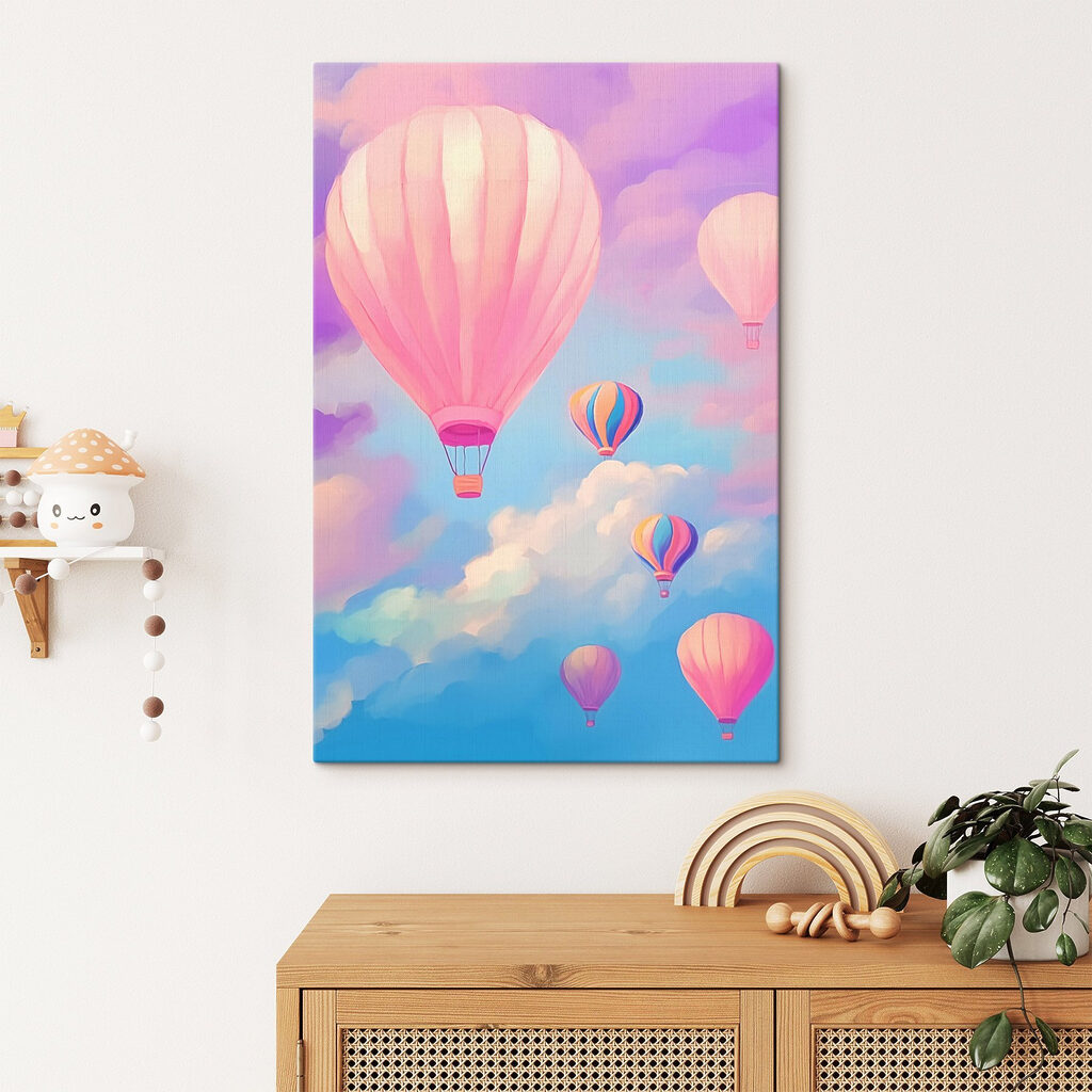 Group of hot air balloons in the sky Group of hot air balloons in the sky