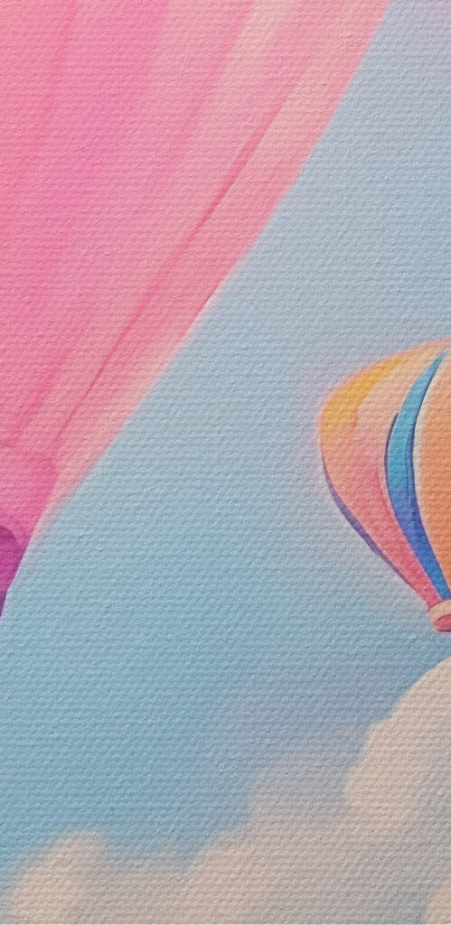 Group of hot air balloons in the sky Group of hot air balloons in the sky