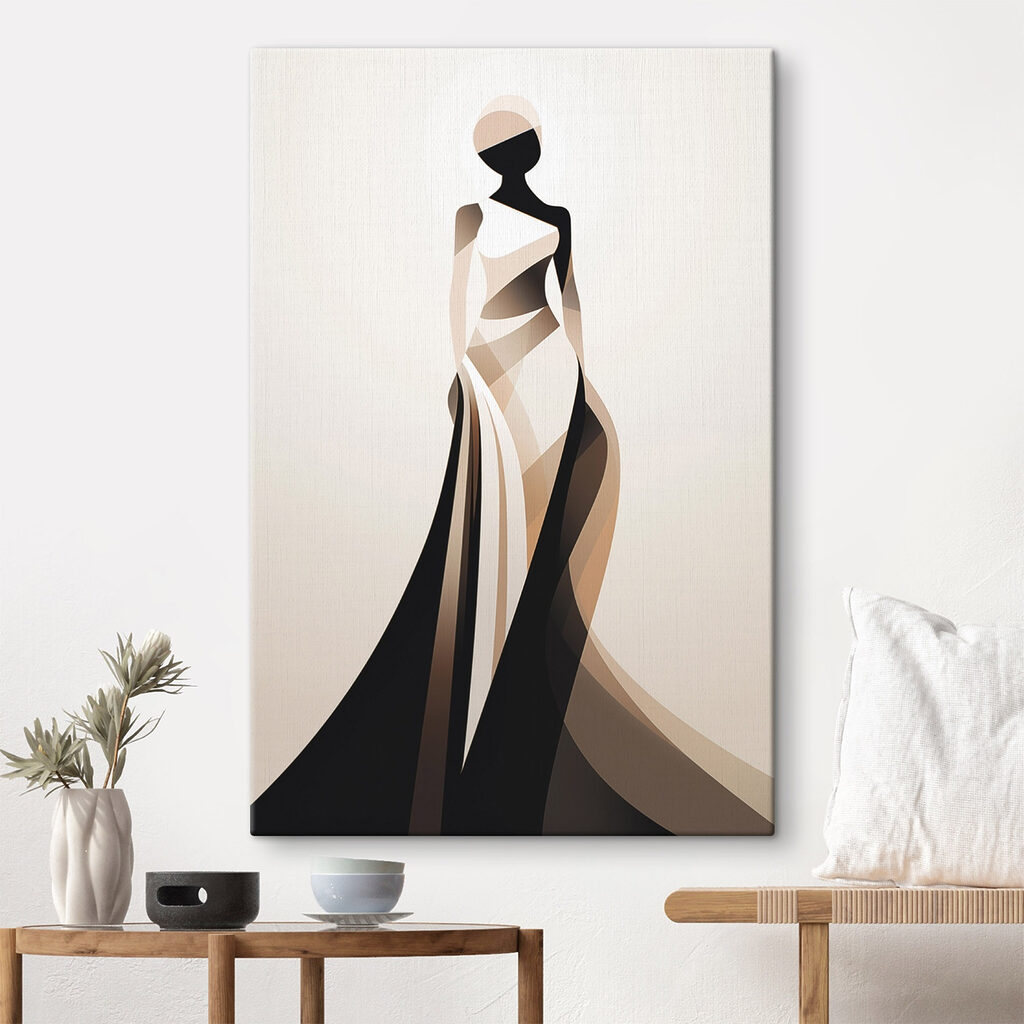 Woman in a long dress