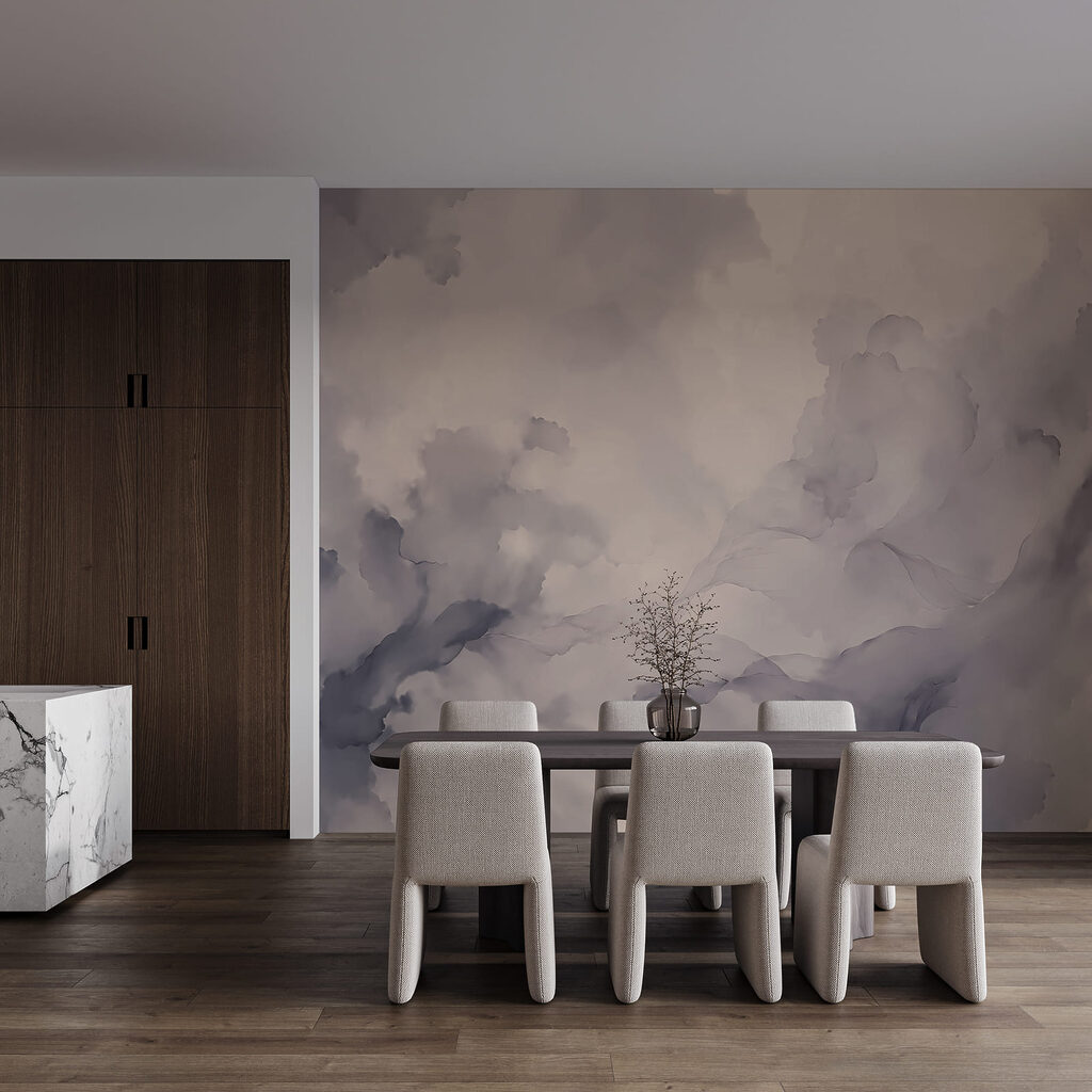 Le murmure des nuages légers et tourbillonnants
