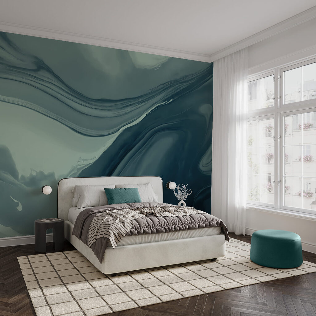 Des teintes qui ondulent en vagues apaisantes