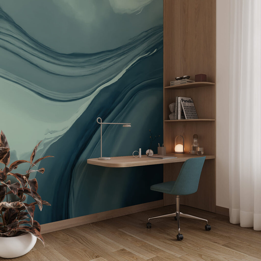 Des teintes qui ondulent en vagues apaisantes