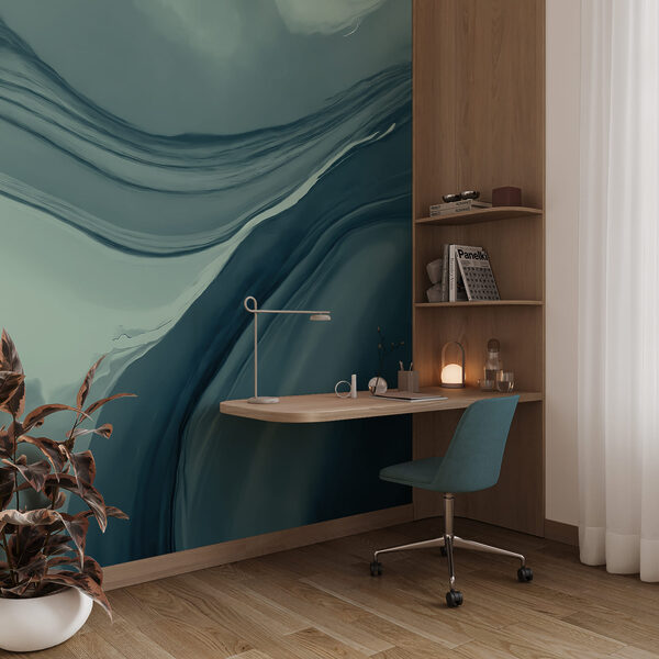 Des teintes qui ondulent en vagues apaisantes