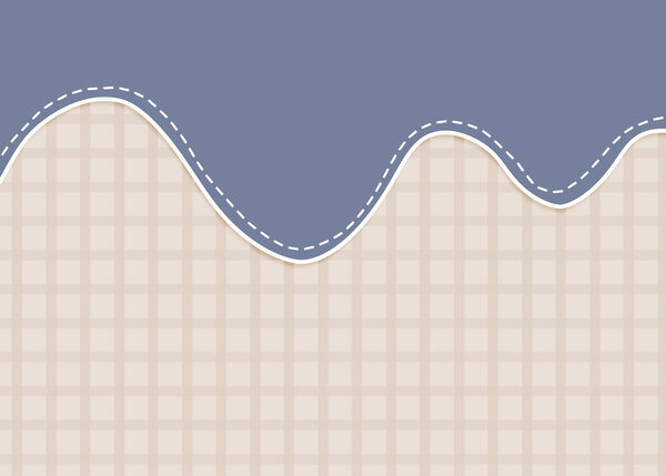 Blue and white line