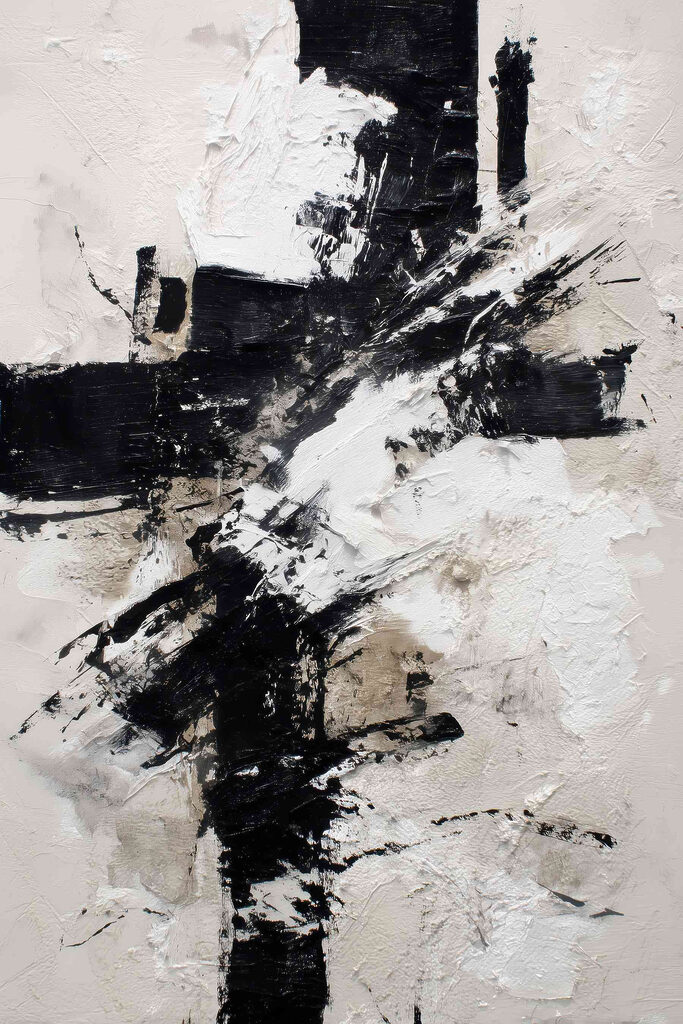 Black and white painting