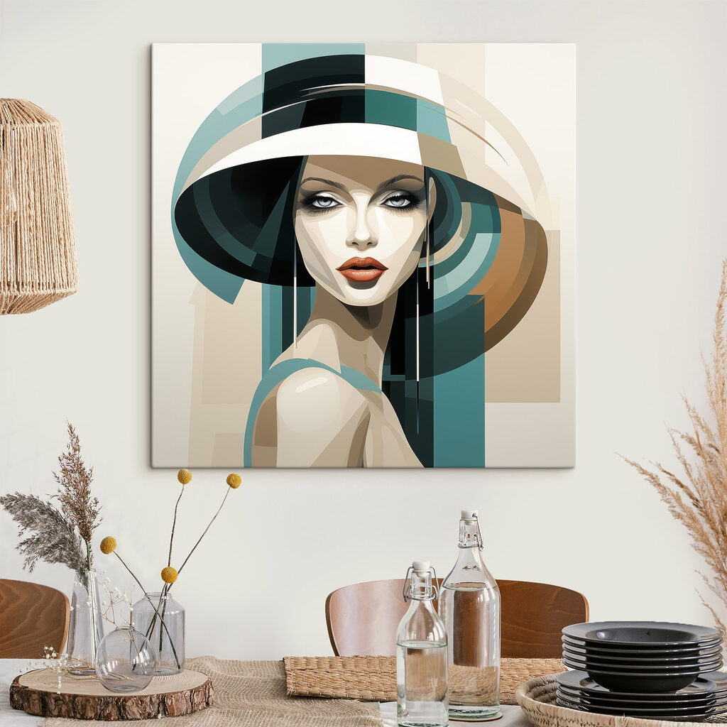 Woman wearing a hat