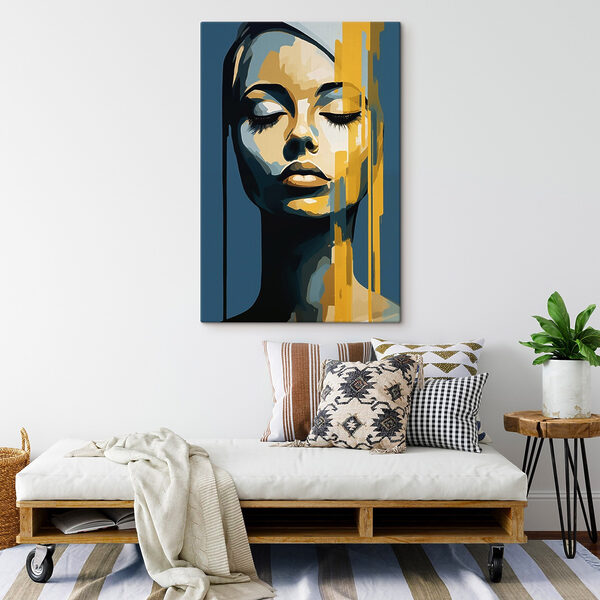 Tableaux Tableaux Une expression d'une beauté sereine immortalisée (UGS : s45007)