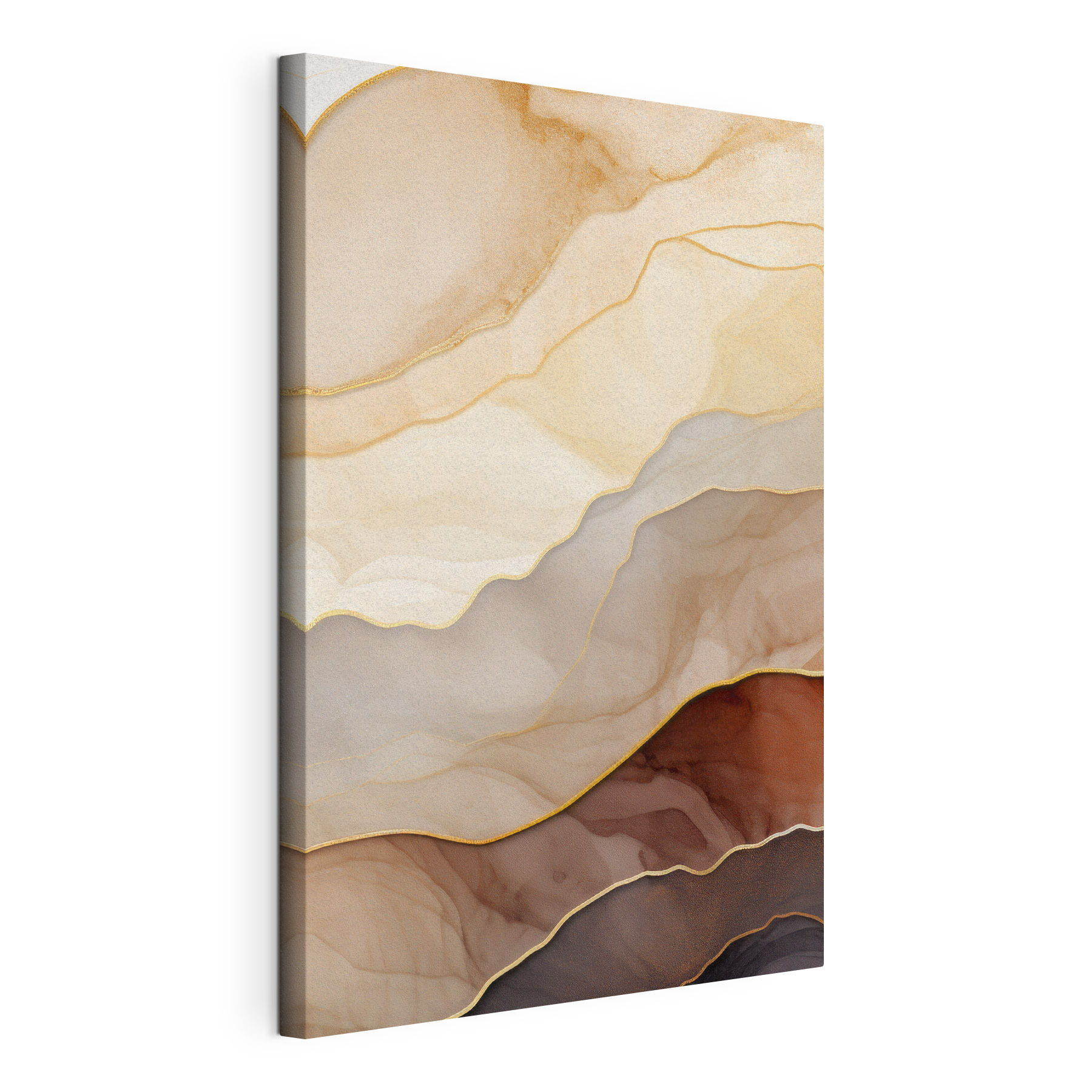 Soft waves of layered colors Soft waves of layered colors