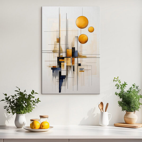 Tableaux Dessin de cercles et de lignes
