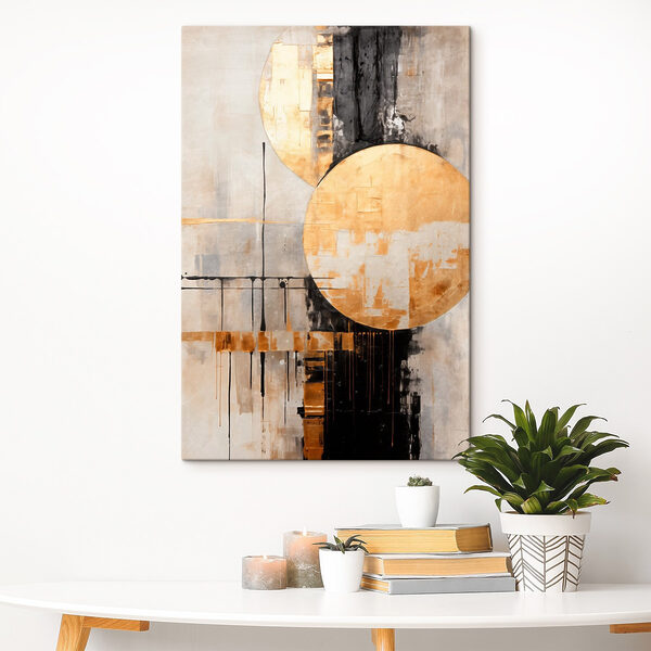 Tableaux Dessin de cercles et de lignes