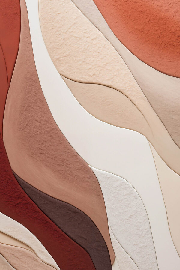 Flowing colors in soft harmony