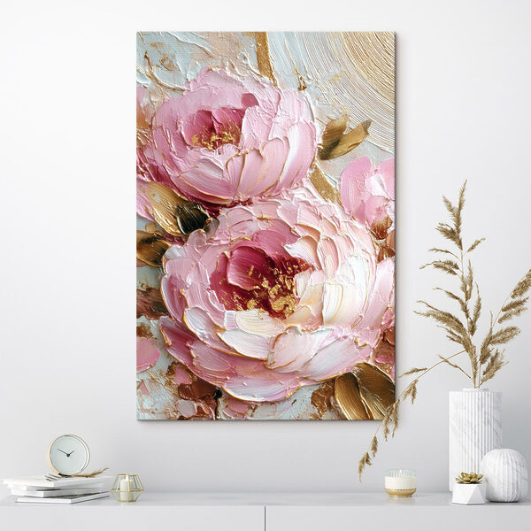 Tableaux Tableaux Fleurs aux teintes rose pâle (UGS : s45251)