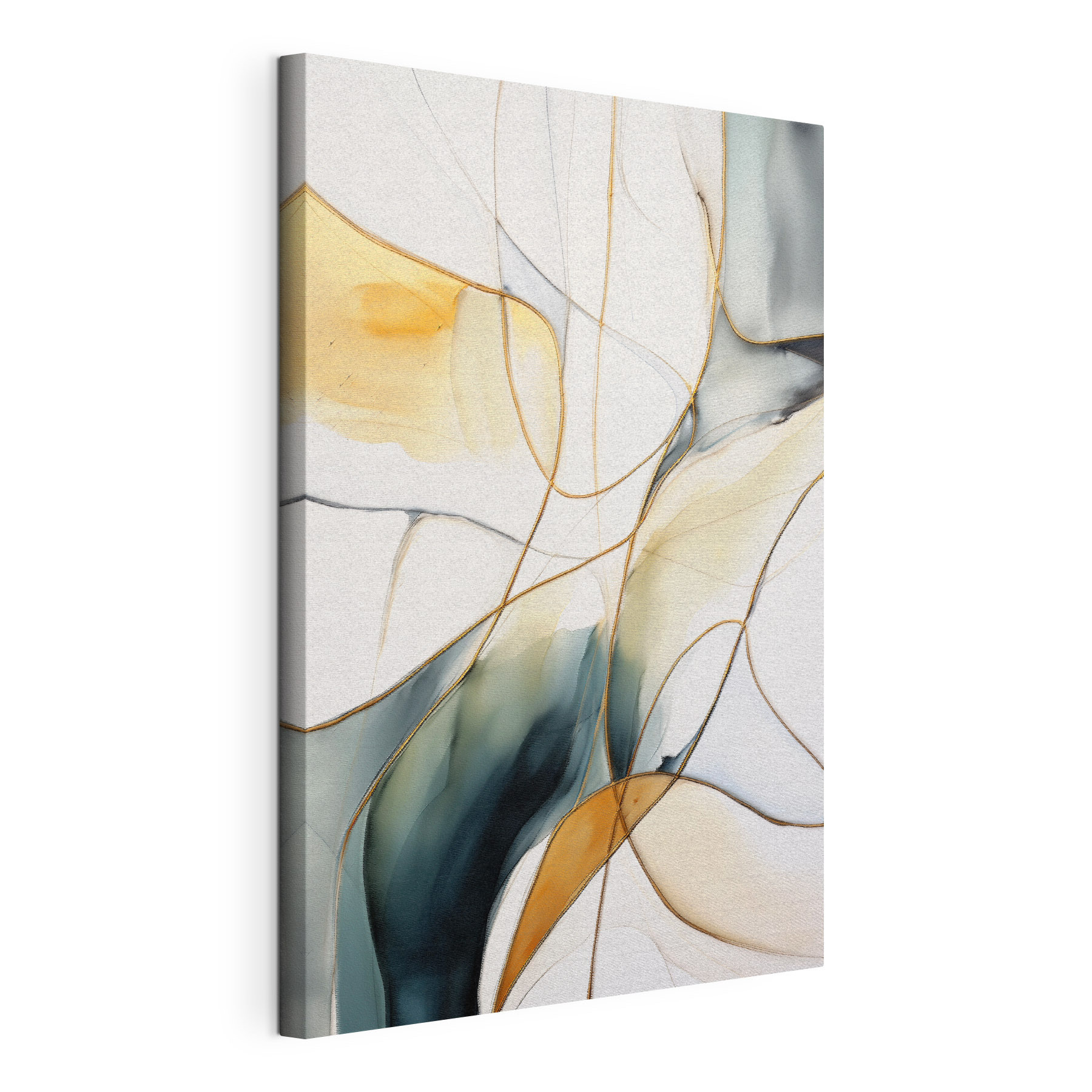 Fluid lines and warm hues intertwine Fluid lines and warm hues intertwine