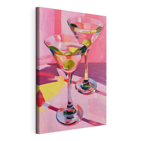 Tableaux Paire de verres à martini (UGS : s49609) Tableaux Tableaux Paire de verres à martini (UGS : s49609)