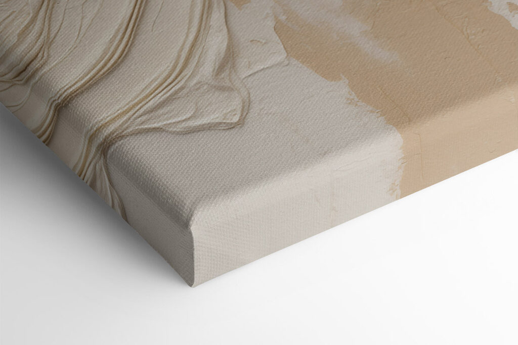 Soft waves of neutral colors blend