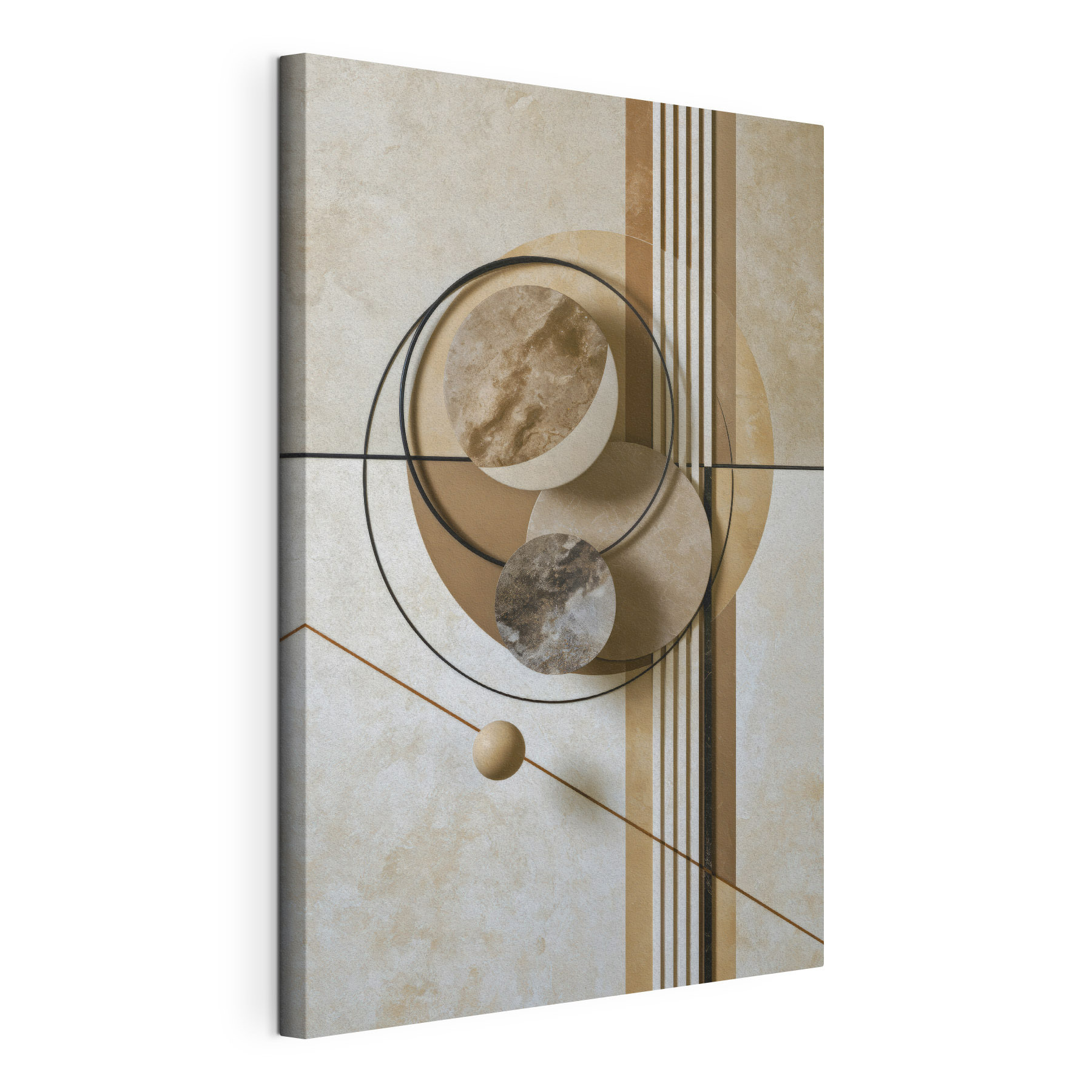 - Abstract shapes in neutral colors - Abstract shapes in neutral colors