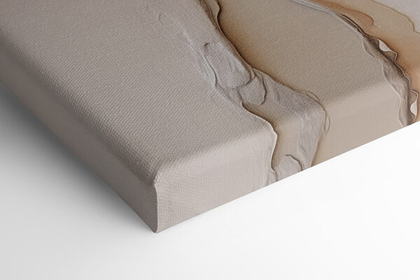 Flowing layers of earthy tones