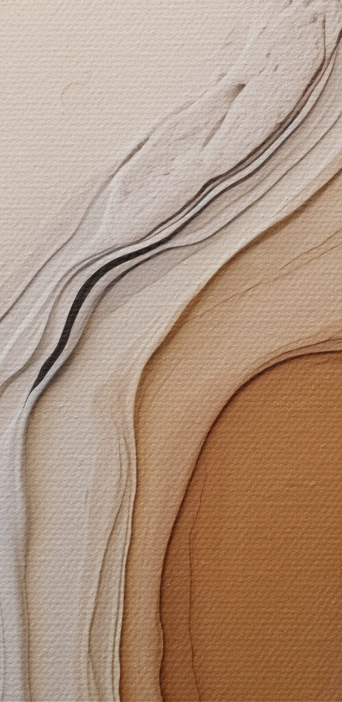 Flowing layers of earthy tones