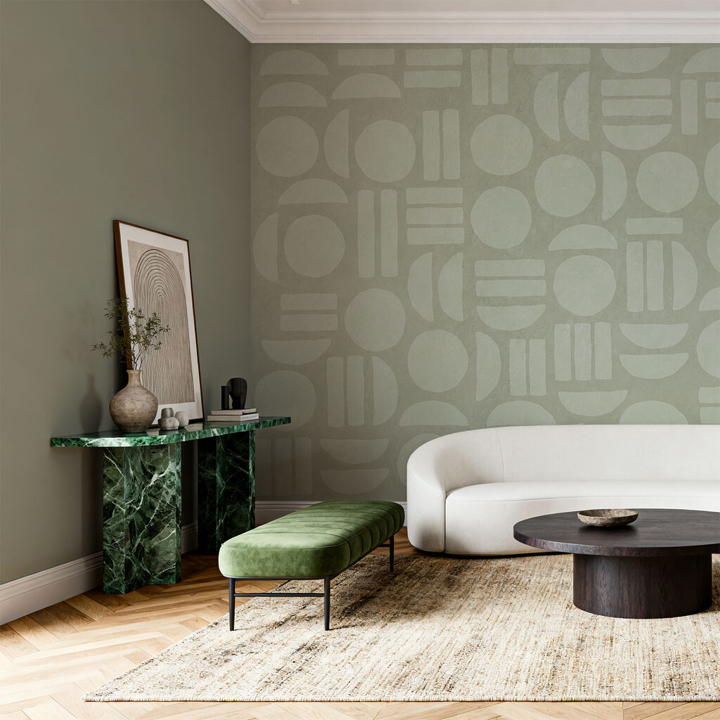 Motif composé de cercles et de lignes