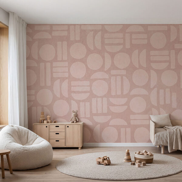 Motif composé de cercles et de lignes