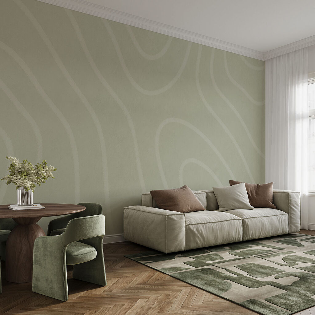 Motif ondulé blanc et gris