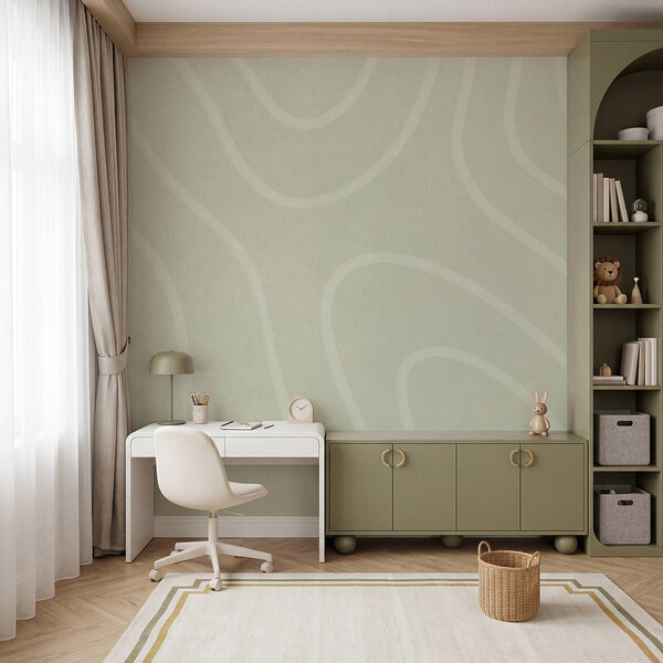 Motif ondulé blanc et gris