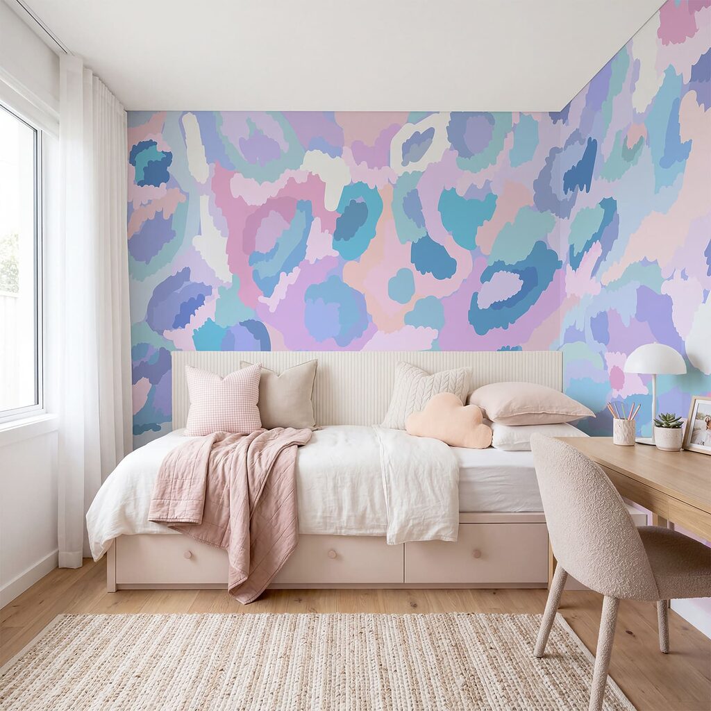 Motif coloré à pois