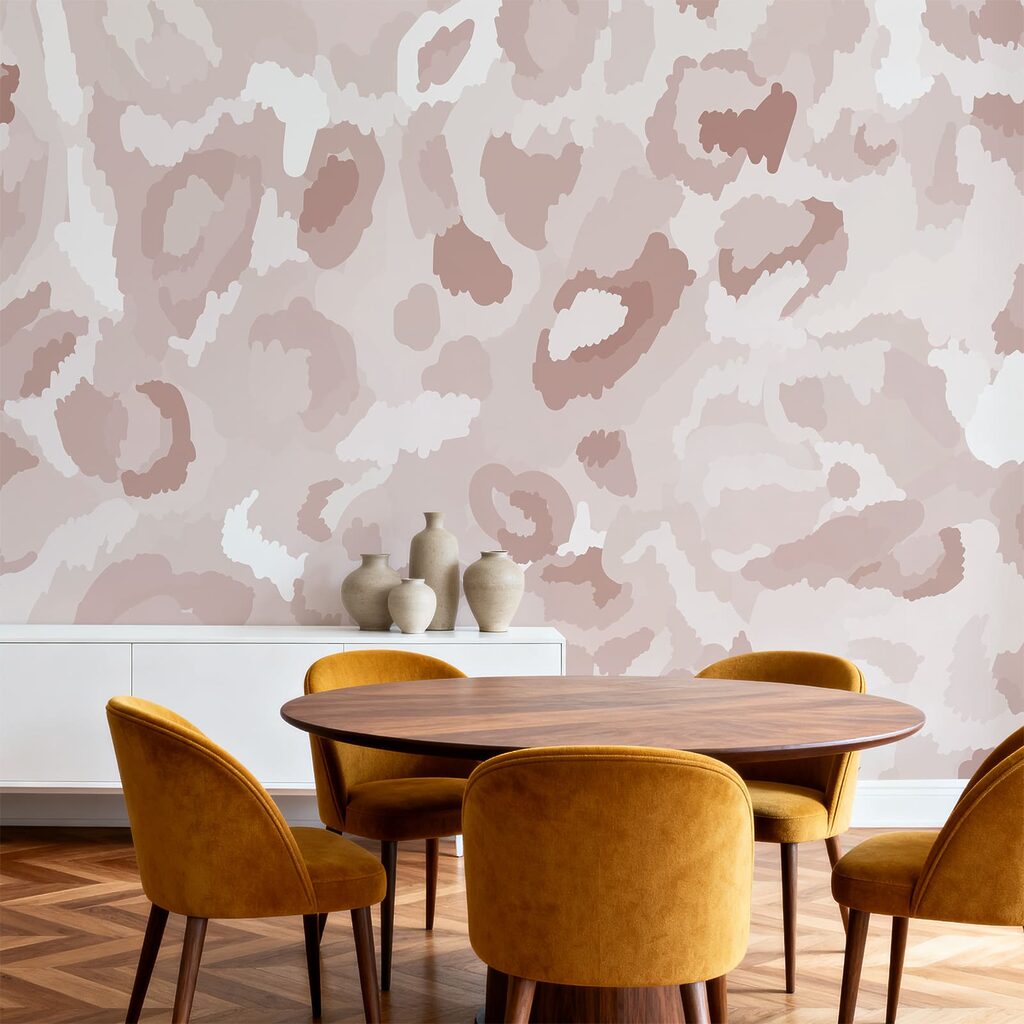 Motif rose et blanc