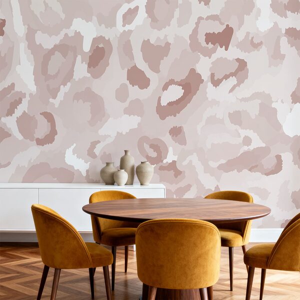 Motif rose et blanc