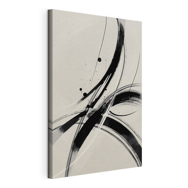 Tableaux Image en noir et blanc représentant un motif tourbillonnant (UGS : s45583) Tableaux Tableaux Image en noir et blanc représentant un motif tourbillonnant (UGS : s45583)
