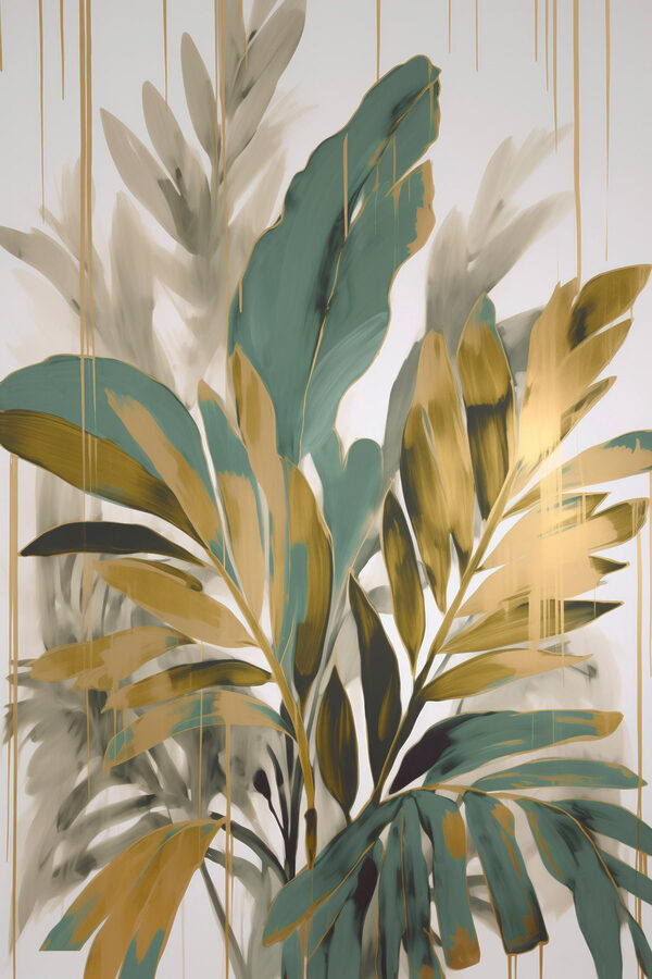 Painting of leaves and branches Painting of leaves and branches