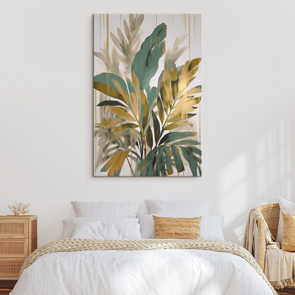 Painting of leaves and branches Painting of leaves and branches