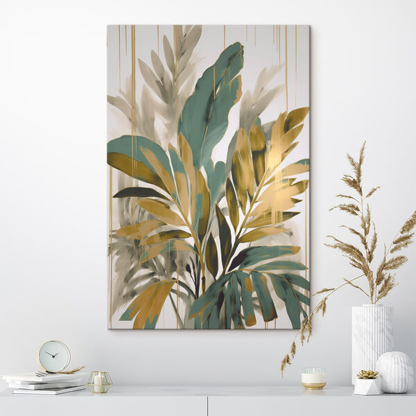 Painting of leaves and branches Painting of leaves and branches