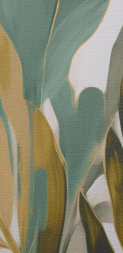 Painting of leaves and branches Painting of leaves and branches