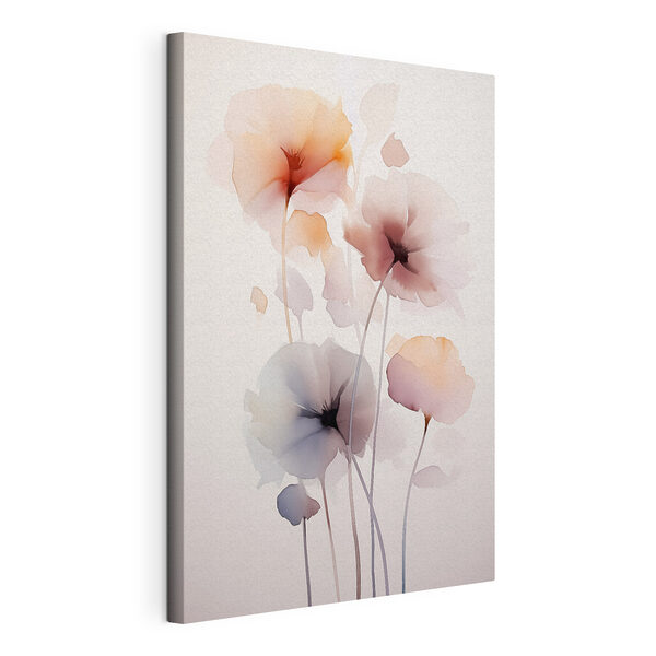 Tableaux Peinture représentant des fleurs sur fond blanc (UGS : s45682) Tableaux Tableaux Peinture représentant des fleurs sur fond blanc (UGS : s45682)
