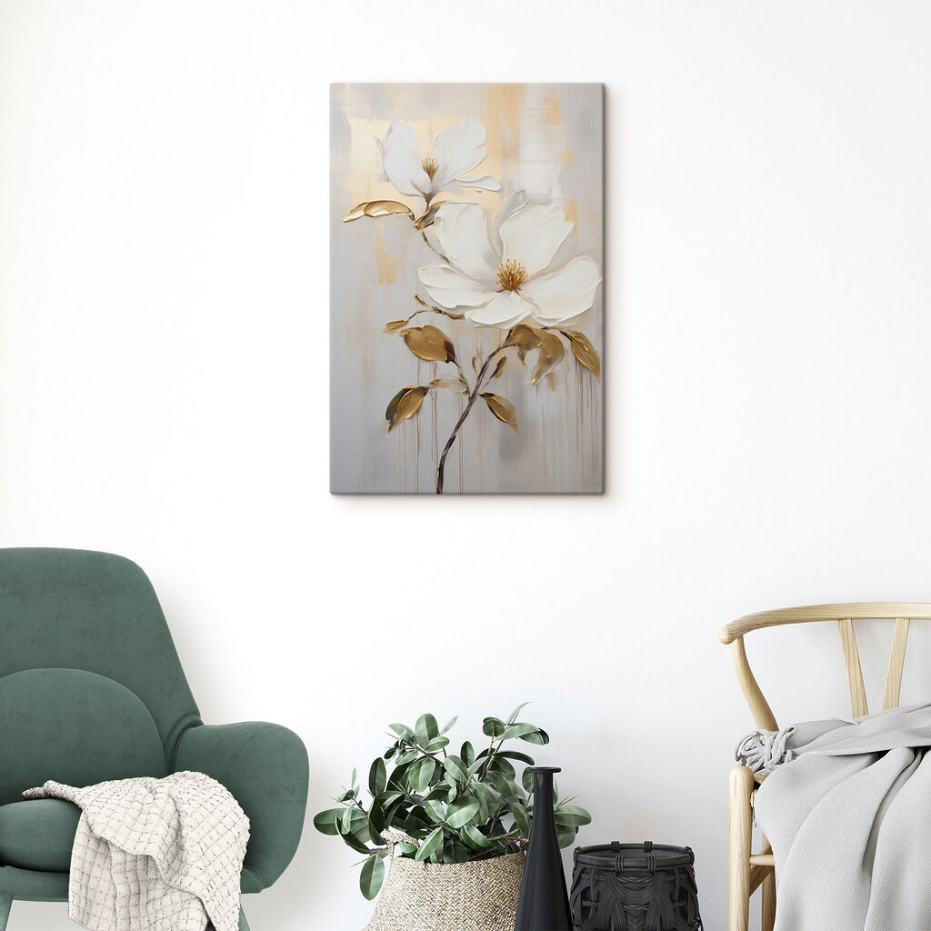 Elegant blossoms in soft colors