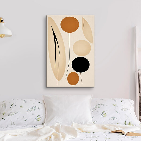 Tableaux Tableaux Des formes ludiques dans des tons chauds (UGS : s45700)