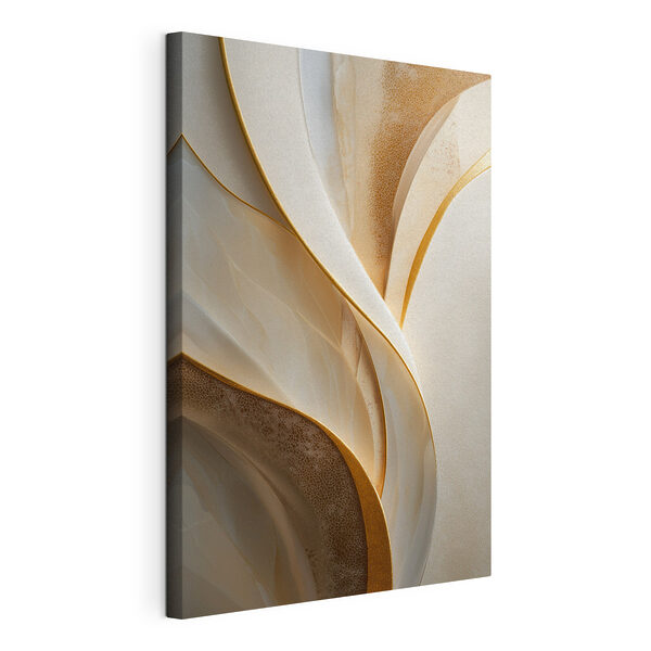 Tableaux Motifs fluides aux teintes douces et discrètes
