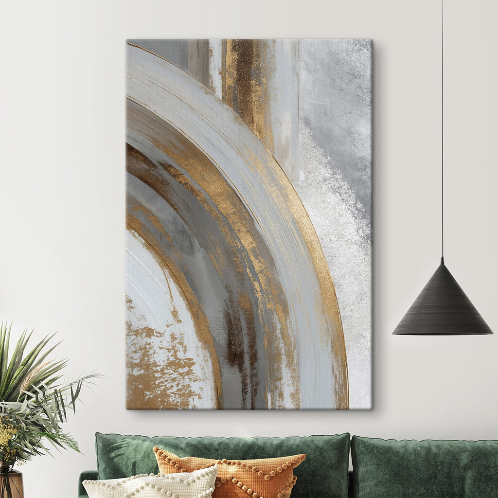 Flowing lines in muted color palette Flowing lines in muted color palette