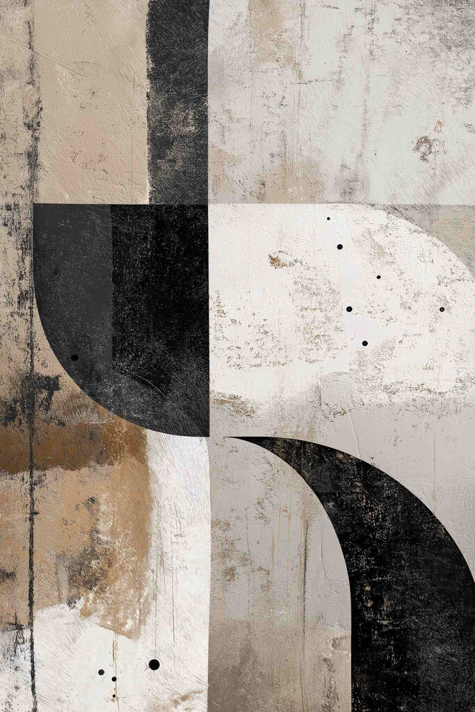 Black and white art piece